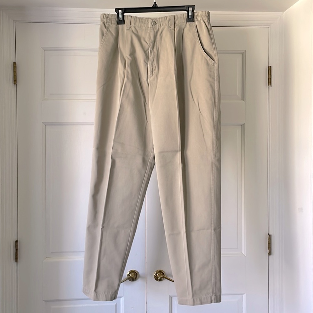 Lee business khaki straight leg pant, women size 16 - Picture 3 of 9